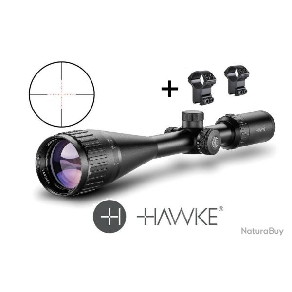 Optique Fast Mount IR 6-24x50 AO MD Hawke (11465) INCLUS LES BAGUES DE MONTAGE POUR 9 - 11 mm