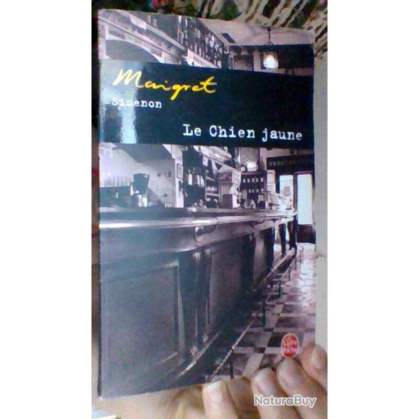 Le chien jaune Maigret par Simenon - Le livre de poche -