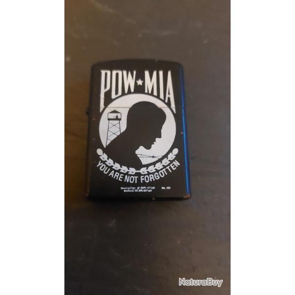 Briquet type Zippo POW MIA