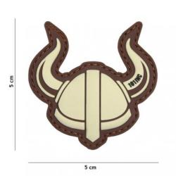 Patch 3D PVC Viking Helmet (101 Inc) D&eacute;sert