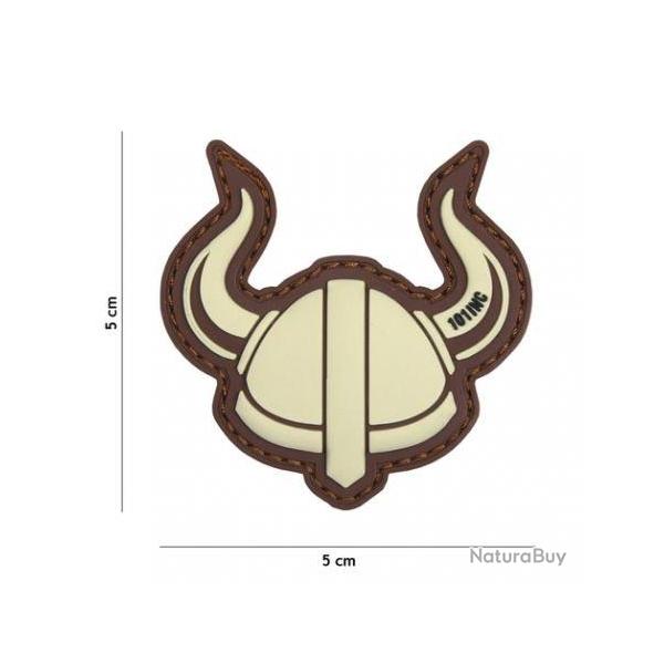 Patch 3D PVC Viking Helmet (101 Inc) Dsert