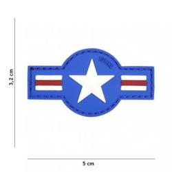 Patch 3D PVC US Air Force (101 Inc) Bleu