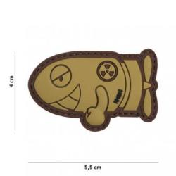 Patch 3D PVC Funny Torpedo (101 Inc) Coyote