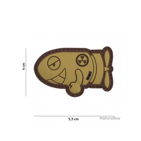 Patch 3D PVC Funny Torpedo (101 Inc) Coyote