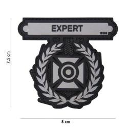 Patch 3D PVC Expert Medal (101 Inc) Wolf Grey