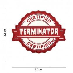 Patch 3D PVC Terminator (101 Inc) Rouge
