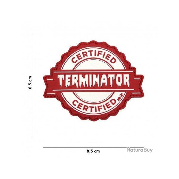 Patch 3D PVC Terminator (101 Inc) Rouge