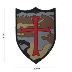 Patch 3D PVC Crusader (101 Inc) Woodland