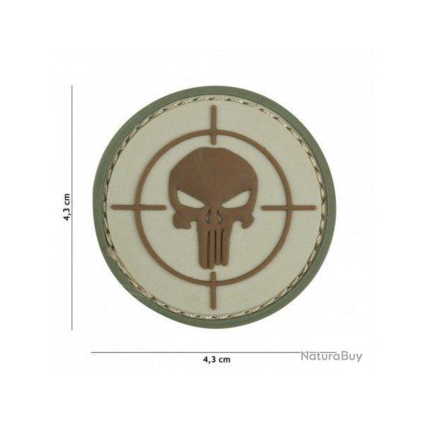 Patch 3D PVC Punisher Cible (101 Inc) Coyote