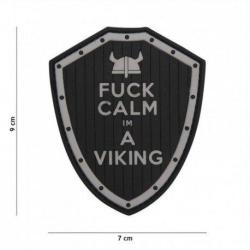 Patch 3D PVC Fuck Calm (101 Inc) Noir