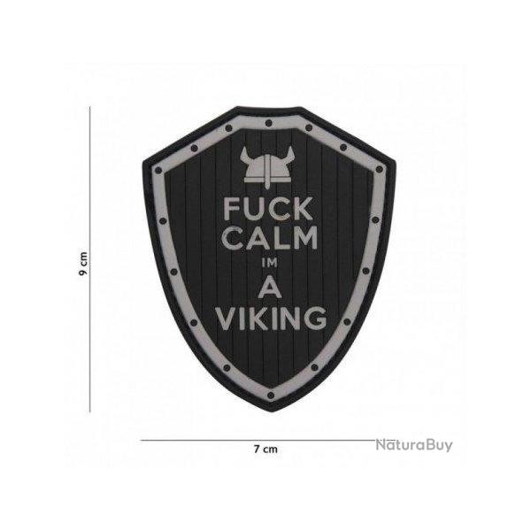 Patch 3D PVC Fuck Calm (101 Inc) Noir