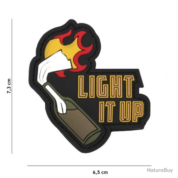 Patch 3D PVC Light it up (101 Inc) Noir