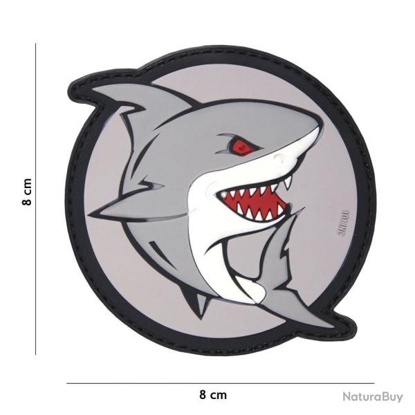 Patch 3D PVC Shark Attack (101 Inc) Rouge