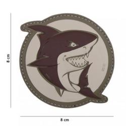 Patch 3D PVC Shark Attack (101 Inc) Coyote
