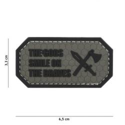 Patch 3D PVC The Gods Smile on the Braves (101 Inc) Wolf Grey
