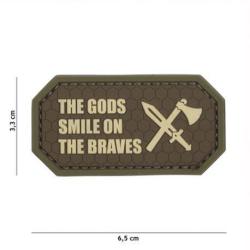 Patch 3D PVC The Gods Smile on the Braves (101 Inc) Marron