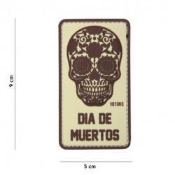 Patch 3D PVC Dia de Muertos (101 Inc) D&eacute;sert