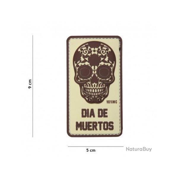 Patch 3D PVC Dia de Muertos (101 Inc) D�sert