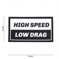 Patch 3D PVC High Speed (101 Inc) Noir