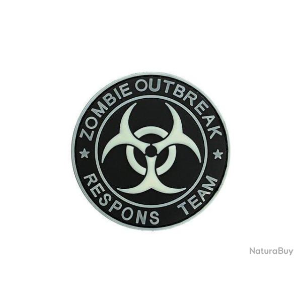 Patch 3D PVC Zombie Outbreak (101 Inc) Noir