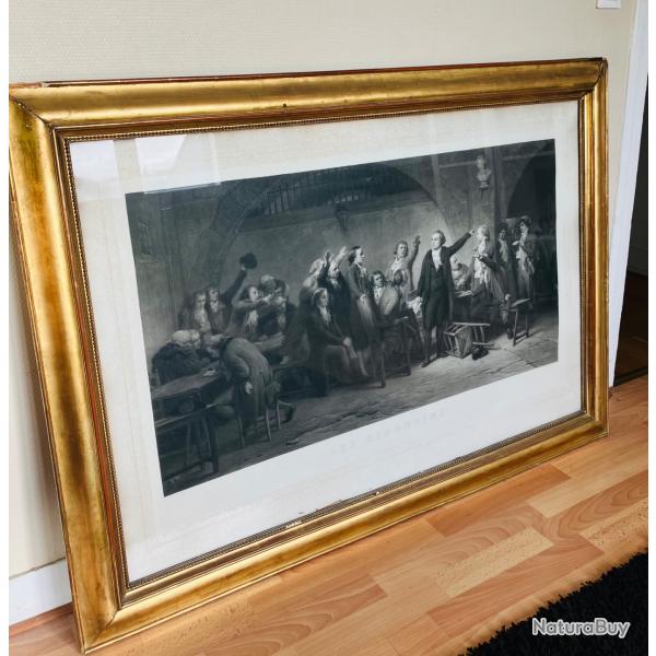 Condamnation des Girondins - r�volution - Edouard Girardet d apr�s Paul Delaroche