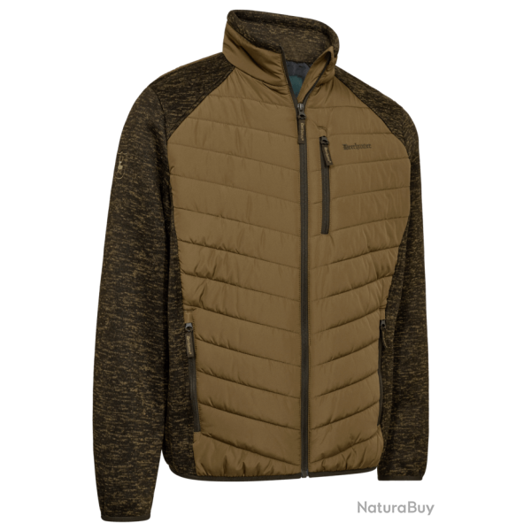 Veste matelass�e et tricot Moor butternut DEERHUNTER
