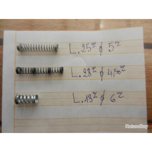 ressorts  pour armes