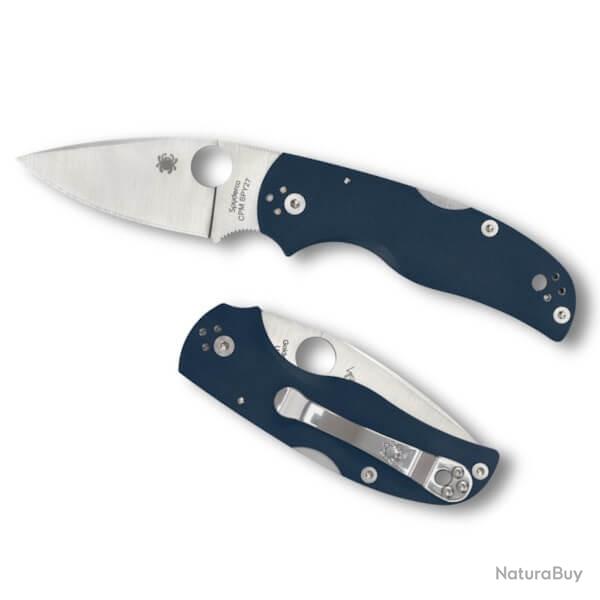 C41GPCBL5 Couteau pliant Spyderco Native 5 bleu G10
