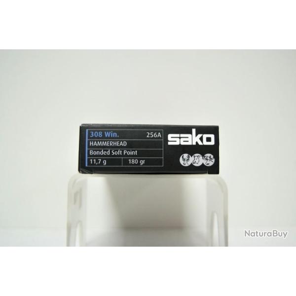 Munitions Sako 308 Win. 256A x2 boites