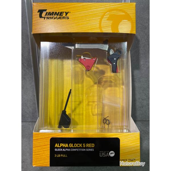 Dtente TIMNEY Alpha Comptition pour GLOCK Gen 5