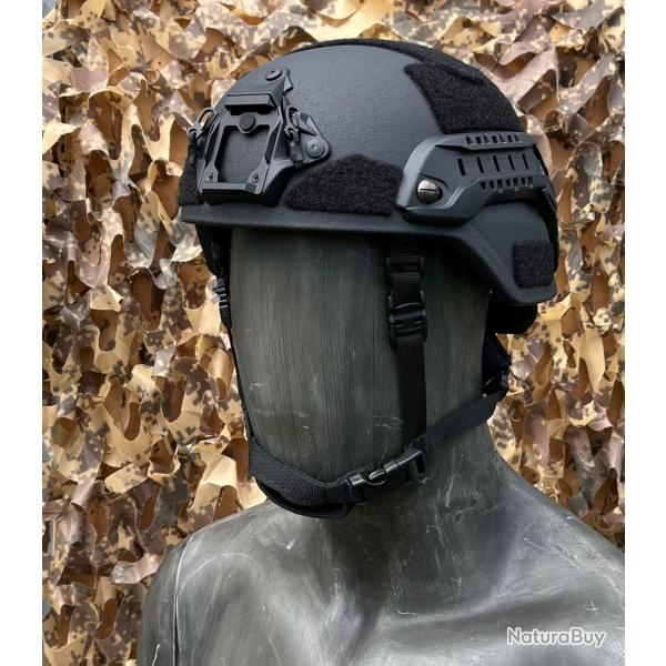 Casque balistique MICH - NIJ3A - noir