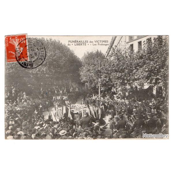 CPA - FUN�RAILLES des VICTIMES du " LIBERT� " Les Prolonges  N�3348