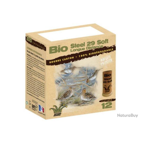 BOITE DE 25 CARTOUCHES JOCKER BOURRE BIO ACIER 29 SOFT C/12/70/12 N 5 ACIER