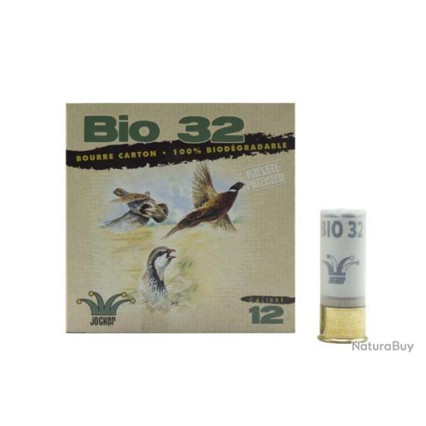 BOITE DE 25 CARTOUCHES JOCKER BOURRE BIO 32 BJ C 12 67 16 PB