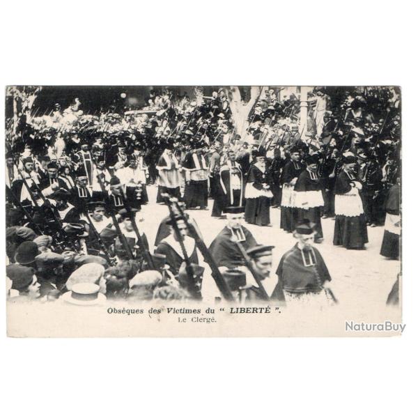 CPA - Obs�ques des VICTIMES du " LIBERT� " Le Clerg�  N�3350