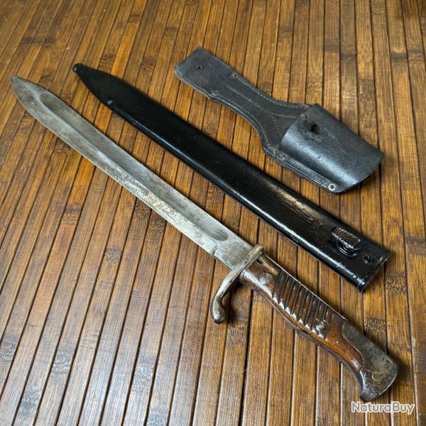 BELLE BA�ONNETTE 1898/05 MAUSER ALLEMAGNE WW1 DEUTSCH MASCHINENFABRIK DUISBURG  A.G 1915