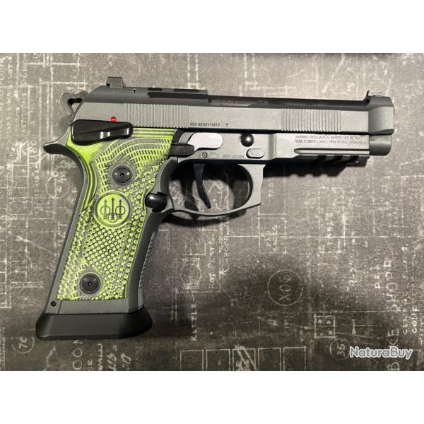 BERETTA 92XI SQUALO plaquette verte Cal 9x19