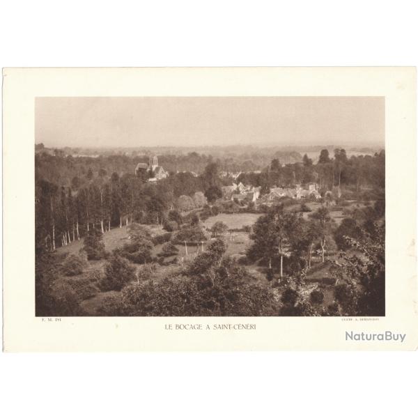 TIRAGE DE CLICH TYPE GRAVURE - COMPAGNIE ARIENNE FRANAISE - LE BOCAGE  SAINT-CNRI