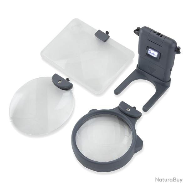 CARSON Hobby loupe 3-en-1