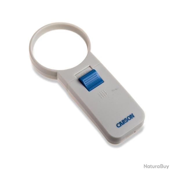 CARSON Loupe  main asphrique LED, 5x