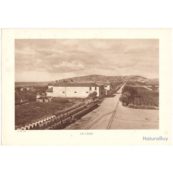 TIRAGE DE CLICH TYPE GRAVURE - COMPAGNIE ARIENNE FRANAISE - UN CHAIS