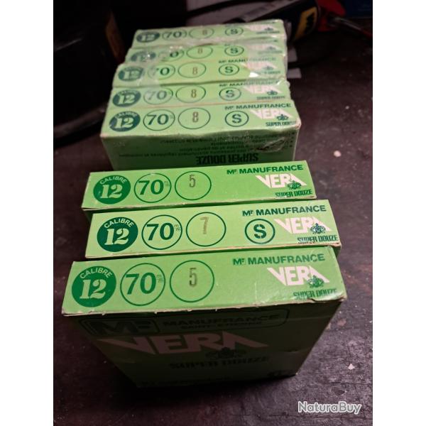 Lot manufrance cal 12  SUPER DOUZE