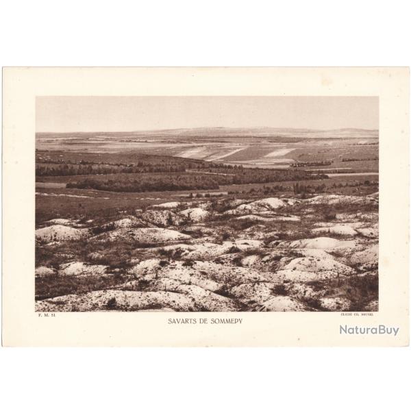 TIRAGE DE CLICH TYPE GRAVURE - COMPAGNIE ARIENNE FRANAISE - SAVARTS DE SOMMEPY