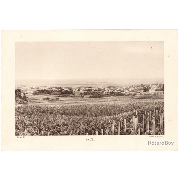 TIRAGE DE CLICH TYPE GRAVURE - COMPAGNIE ARIENNE FRANAISE - AVIZE