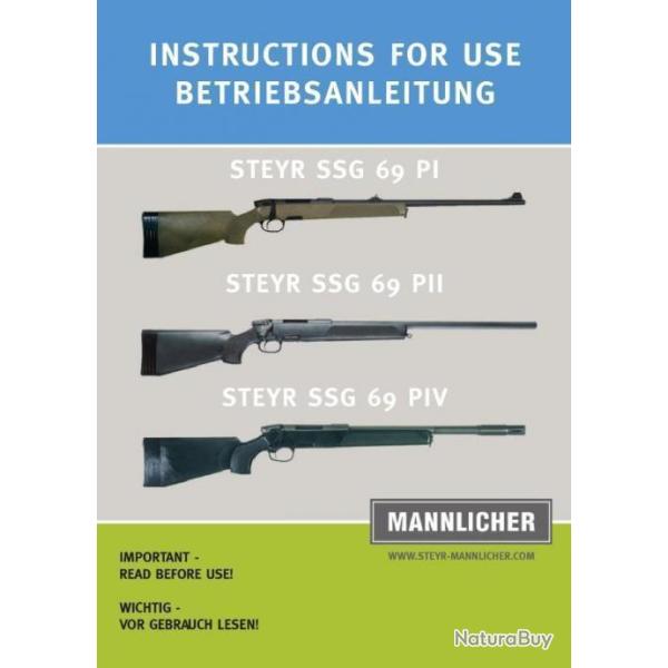 notice carabine STEYR MANNLICHER SSG 69 SSG69 (envoi par mail) - VENDU PAR JEPERCUTE (m2457)