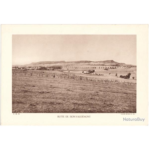 TIRAGE DE CLICH TYPE GRAVURE - COMPAGNIE ARIENNE FRANAISE - BUTTE DE SION-VAUDMONT