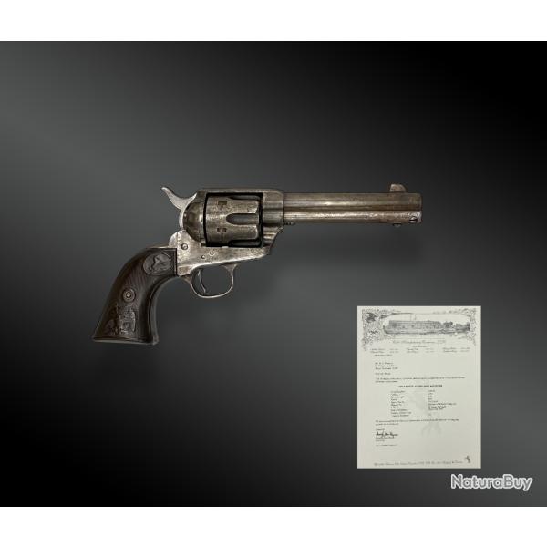 REVOLVER COLT SINGLE ACTION ARMY dit  PEACEMEAKER tats-Unis, fabrication de 1891