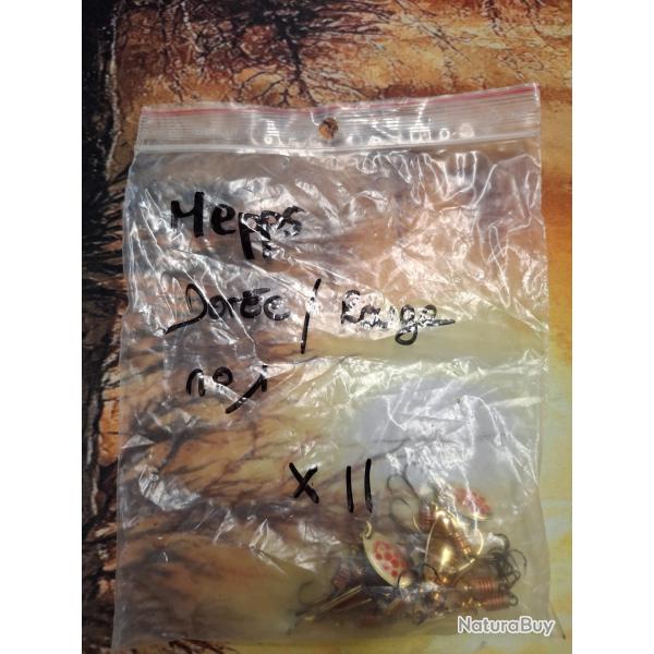 CUILLERE DE PECHE MEPPS AGLIA  OR / ROUGE X11 N1