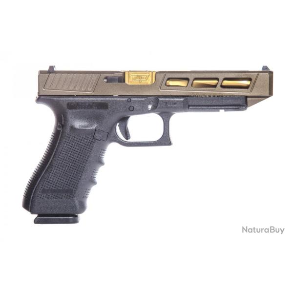 Pistolet Glock Zaffiri Custom 34 Gen4 - Zps.6 Midnight Bronze
