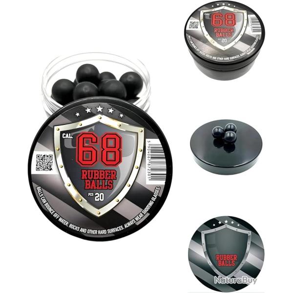 20 Billes caoutchouc (RUBBER) .68